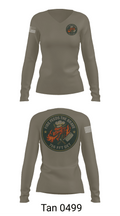 756th QM DET FFT 55894451 Women's Long Sleeve V-neck Shirt - 11