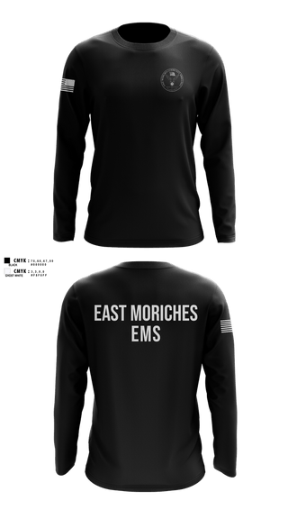 Long Sleeve Performance Shirt, East Moriches Community Ambulance, EMS/EMT, Teamtime, Team time, sublimation, custom sports apparel, team uniforms, spirit wear, spiritwear, sports uniforms, custom shirts, team store, custom team store, fundraiser sports, apparel fundraiser
