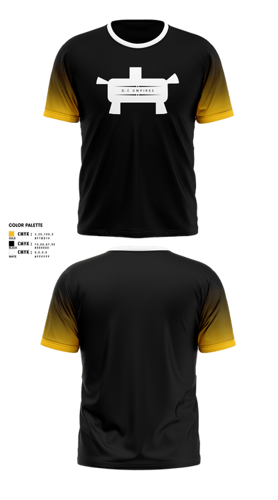 D-C Umpires  Short Sleeve Performance Shirt - 1