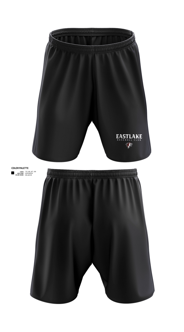 Athletic Shorts With Pockets, Eastlake, Baseball, Teamtime, Team time, sublimation, custom sports apparel, team uniforms, spirit wear, spiritwear, sports uniforms, custom shirts, team store, custom team store, fundraiser sports, apparel fundraiser