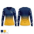 Preuss School Women's Long Sleeve V-neck Shirt - 1