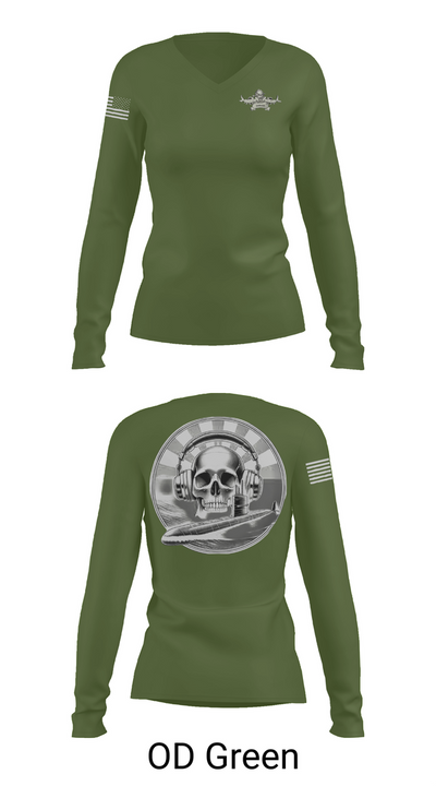 Sonar 48657702 Women's Long Sleeve V-neck Shirt - 54