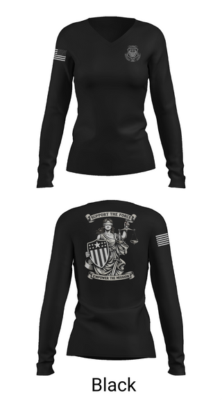 Womens Long Sleeve Vneck Shirt, NCOA, Army, Teamtime, Team time, sublimation, custom sports apparel, team uniforms, spirit wear, spiritwear, sports uniforms, custom shirts, team store, custom team store, fundraiser sports, apparel fundraiser