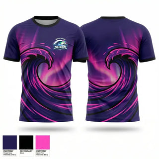 Short Sleeve Performance Shirt, North Shore Surge, Rugby, Teamtime, Team time, sublimation, custom sports apparel, team uniforms, spirit wear, spiritwear, sports uniforms, custom shirts, team store, custom team store, fundraiser sports, apparel fundraiser