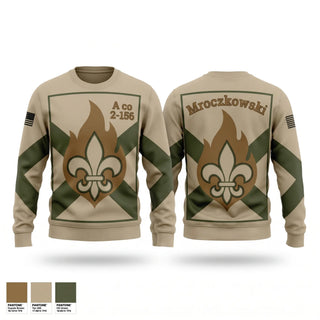Crew Neck Sweatshirt, A co 2-156, National Guard, Teamtime, Team time, sublimation, custom sports apparel, team uniforms, spirit wear, spiritwear, sports uniforms, custom shirts, team store, custom team store, fundraiser sports, apparel fundraiser