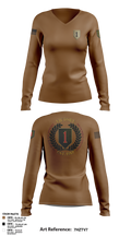 1st infantry division 88621490 Women's Long Sleeve V-neck Shirt - 1