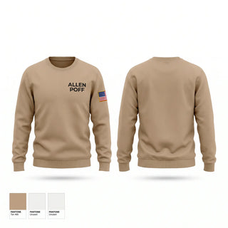 Crew Neck Sweatshirt, allen poff, Fire Department, Teamtime, Team time, sublimation, custom sports apparel, team uniforms, spirit wear, spiritwear, sports uniforms, custom shirts, team store, custom team store, fundraiser sports, apparel fundraiser