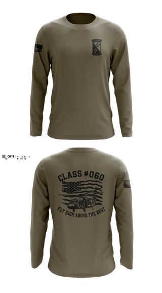 Long Sleeve Performance Shirt, 1-222nd Aviation Regiment, Army, Teamtime, Team time, sublimation, custom sports apparel, team uniforms, spirit wear, spiritwear, sports uniforms, custom shirts, team store, custom team store, fundraiser sports, apparel fundraiser