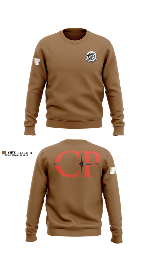 Crew Neck Sweatshirt, 13th Fighter Squadron, Air Force, Teamtime, Team time, sublimation, custom sports apparel, team uniforms, spirit wear, spiritwear, sports uniforms, custom shirts, team store, custom team store, fundraiser sports, apparel fundraiser