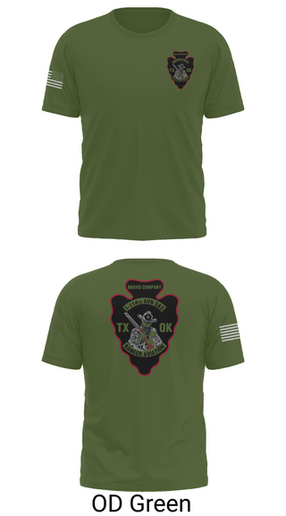 Old School Cotton Feel Shirt, B CO 1-114TH AVN S&S, Army, Teamtime, Team time, sublimation, custom sports apparel, team uniforms, spirit wear, spiritwear, sports uniforms, custom shirts, team store, custom team store, fundraiser sports, apparel fundraiser
