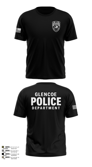Short Sleeve Performance Shirt, Glencoe Police Department, Police, Teamtime, Team time, sublimation, custom sports apparel, team uniforms, spirit wear, spiritwear, sports uniforms, custom shirts, team store, custom team store, fundraiser sports, apparel fundraiser
