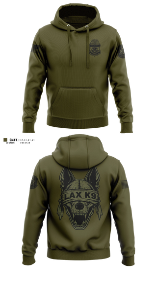 Hoodie, LAX Canine Enforcement Officer, Police, Teamtime, Team time, sublimation, custom sports apparel, team uniforms, spirit wear, spiritwear, sports uniforms, custom shirts, team store, custom team store, fundraiser sports, apparel fundraiser