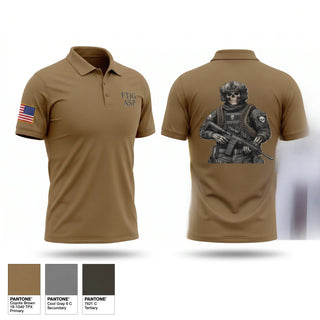 Short Sleeve Performance Polo, Ammunition Supply Point, National Guard, Teamtime, Team time, sublimation, custom sports apparel, team uniforms, spirit wear, spiritwear, sports uniforms, custom shirts, team store, custom team store, fundraiser sports, apparel fundraiser