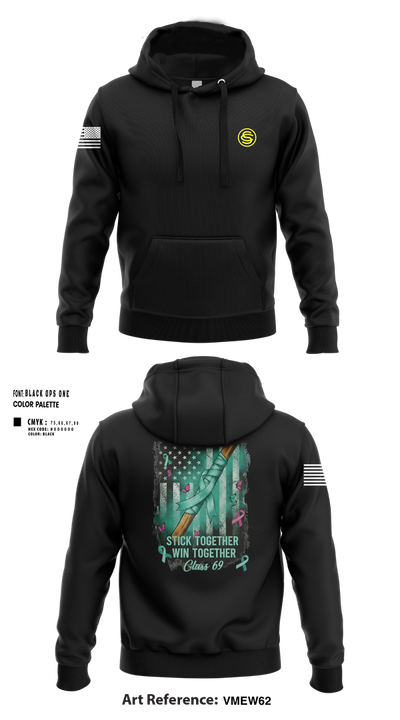 Texas Officer Candidate Class 69 17014937 Hoodie - 105