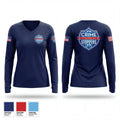 CrimeStoppers Honolulu 84042527 Women's Long Sleeve V-neck Shirt - 1