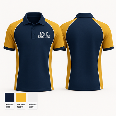 LWP Eagles 90321939 Short Sleeve Performance Polo - 1