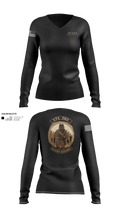 171st Emergency Management Flight 44868000 Women's Long Sleeve V-neck Shirt - 21