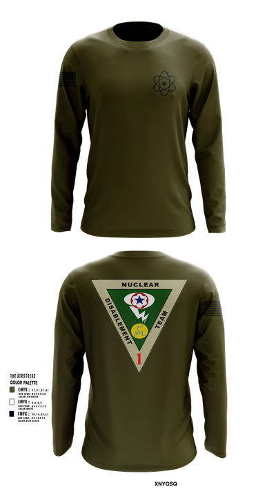 NDT-1 33736665 Long Sleeve Performance Shirt 103