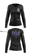 LEA Fort Riley Women's Long Sleeve V-neck Shirt - 100