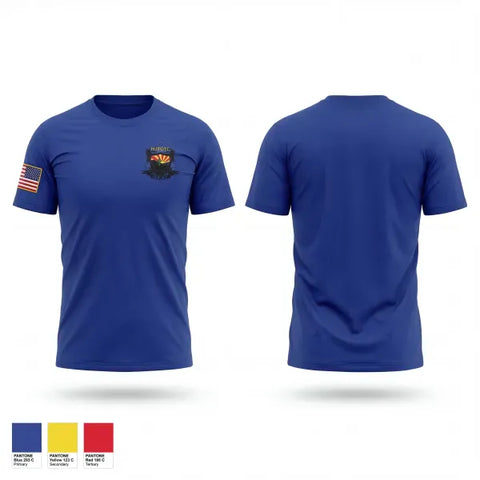 Old School Cotton Feel Shirt, Sahuarita NJROTC, Navy, Teamtime, Team time, sublimation, custom sports apparel, team uniforms, spirit wear, spiritwear, sports uniforms, custom shirts, team store, custom team store, fundraiser sports, apparel fundraiser