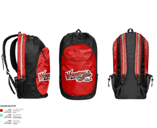 Gear Bag, Westside Warriors, Baseball, Teamtime, Team time, sublimation, custom sports apparel, team uniforms, spirit wear, spiritwear, sports uniforms, custom shirts, team store, custom team store, fundraiser sports, apparel fundraiser