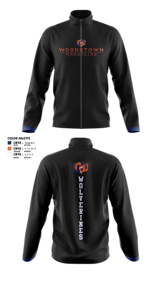 Fleece Jacket, Woodstown Wrestling, Wrestling, Teamtime, Team time, sublimation, custom sports apparel, team uniforms, spirit wear, spiritwear, sports uniforms, custom shirts, team store, custom team store, fundraiser sports, apparel fundraiser