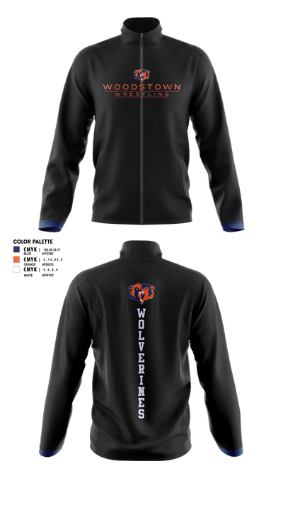 Woodstown Wrestling 19595478 Fleece Jacket - 1