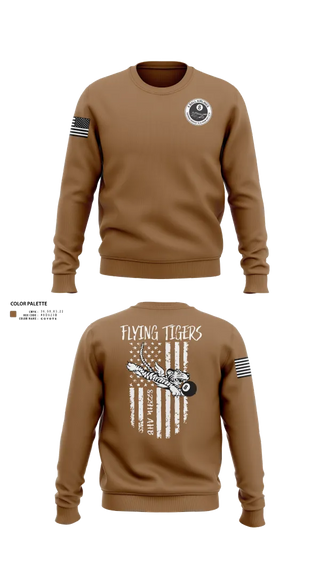 Crew Neck Sweatshirt, 8-229th AHB, , Teamtime, Team time, sublimation, custom sports apparel, team uniforms, spirit wear, spiritwear, sports uniforms, custom shirts, team store, custom team store, fundraiser sports, apparel fundraiser