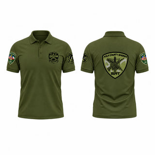 Short Sleeve Performance Polo, Polk County Narcotics, Police, Teamtime, Team time, sublimation, custom sports apparel, team uniforms, spirit wear, spiritwear, sports uniforms, custom shirts, team store, custom team store, fundraiser sports, apparel fundraiser