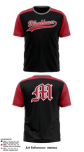Marshall Blackhawks 40958299 Short Sleeve Performance Shirt - 1