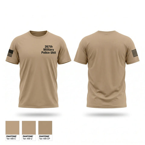 Old School Cotton Feel Shirt, 267th Military Police Unit, National Guard, Teamtime, Team time, sublimation, custom sports apparel, team uniforms, spirit wear, spiritwear, sports uniforms, custom shirts, team store, custom team store, fundraiser sports, apparel fundraiser