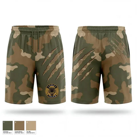 Athletic Shorts With Pockets, Warrensville Hts JROTC, Army, Teamtime, Team time, sublimation, custom sports apparel, team uniforms, spirit wear, spiritwear, sports uniforms, custom shirts, team store, custom team store, fundraiser sports, apparel fundraiser