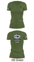 D Co 3-140th AVN 89038545 Women's Short Sleeve V-neck Shirt - 46