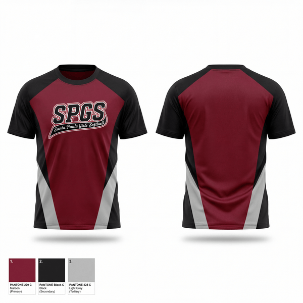 Football Jersey, Santa Paula Girls Softball, Softball, Teamtime, Team time, sublimation, custom sports apparel, team uniforms, spirit wear, spiritwear, sports uniforms, custom shirts, team store, custom team store, fundraiser sports, apparel fundraiser