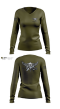 Special Reaction Team 66594542 Women's Long Sleeve V-neck Shirt - 3