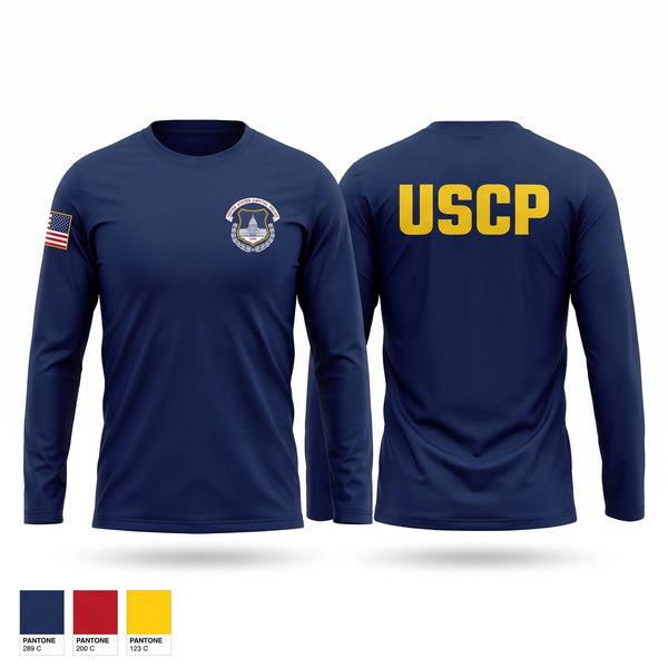 Long Sleeve Performance Shirt, USCP, Police, Teamtime, Team time, sublimation, custom sports apparel, team uniforms, spirit wear, spiritwear, sports uniforms, custom shirts, team store, custom team store, fundraiser sports, apparel fundraiser