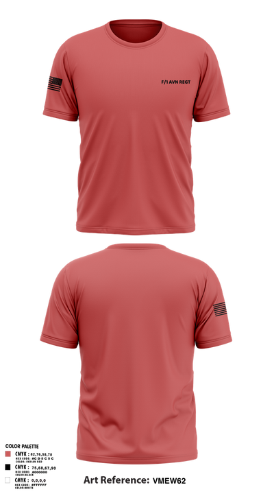 F/1 AVN REGT 18054973 Old School Cotton Feel Shirt - 4