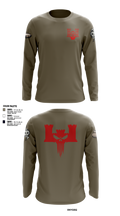 B co 334th BEB 63432042 Long Sleeve Performance Shirt 102
