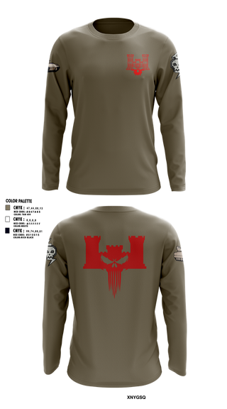 Long Sleeve Performance Shirt, B co 334th BEB, , Teamtime, Team time, sublimation, custom sports apparel, team uniforms, spirit wear, spiritwear, sports uniforms, custom shirts, team store, custom team store, fundraiser sports, apparel fundraiser