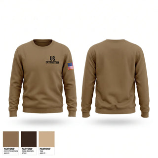 Crew Neck Sweatshirt, US extradition, Police, Teamtime, Team time, sublimation, custom sports apparel, team uniforms, spirit wear, spiritwear, sports uniforms, custom shirts, team store, custom team store, fundraiser sports, apparel fundraiser