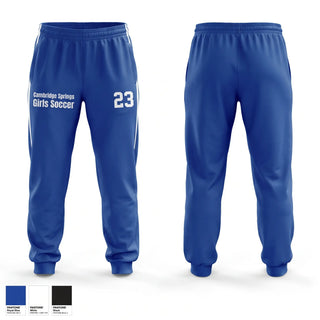 Sweatpants, Cambridge springs girls soccer, Women's Soccer, Teamtime, Team time, sublimation, custom sports apparel, team uniforms, spirit wear, spiritwear, sports uniforms, custom shirts, team store, custom team store, fundraiser sports, apparel fundraiser