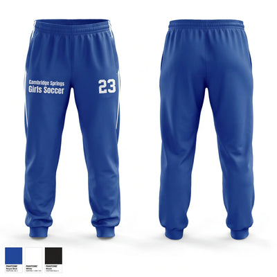 Cambridge springs girls soccer Sweatpants - 1