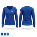 Bridger Aerospace Women's Long Sleeve V-neck Shirt - 1