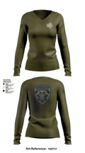 School Resource Officer 96491802 Women's Long Sleeve V-neck Shirt - 15