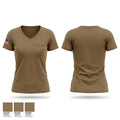 7230th MSU 79286326 Women's Short Sleeve V-neck Shirt - 1