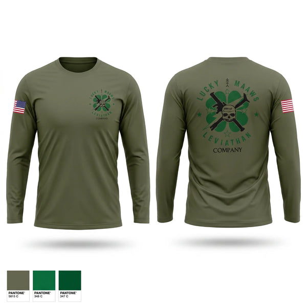 Long Sleeve Performance Shirt, Lucky WPNS, Marines, Teamtime, Team time, sublimation, custom sports apparel, team uniforms, spirit wear, spiritwear, sports uniforms, custom shirts, team store, custom team store, fundraiser sports, apparel fundraiser