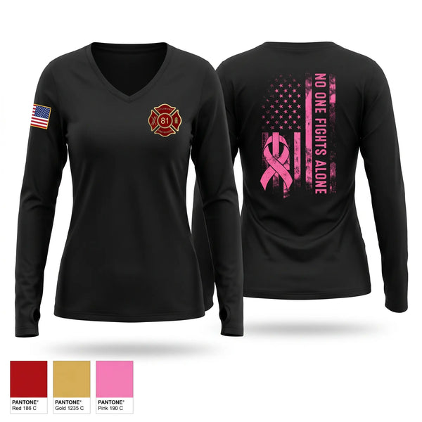 Womens Long Sleeve Vneck Shirt, Taylor Twp., Fire Department, Teamtime, Team time, sublimation, custom sports apparel, team uniforms, spirit wear, spiritwear, sports uniforms, custom shirts, team store, custom team store, fundraiser sports, apparel fundraiser