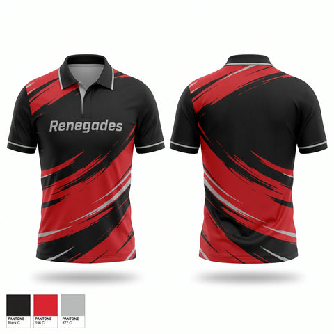 Short Sleeve Performance Polo, Renegades, Softball, Teamtime, Team time, sublimation, custom sports apparel, team uniforms, spirit wear, spiritwear, sports uniforms, custom shirts, team store, custom team store, fundraiser sports, apparel fundraiser