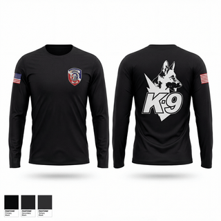 Long Sleeve Performance Shirt, Anniston Police Department K9 UnitAnniston Police Department K9 Unit, Police, Teamtime, Team time, sublimation, custom sports apparel, team uniforms, spirit wear, spiritwear, sports uniforms, custom shirts, team store, custom team store, fundraiser sports, apparel fundraiser