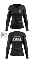 Glencoe Investigations 10943642 Women's Long Sleeve V-neck Shirt - 2